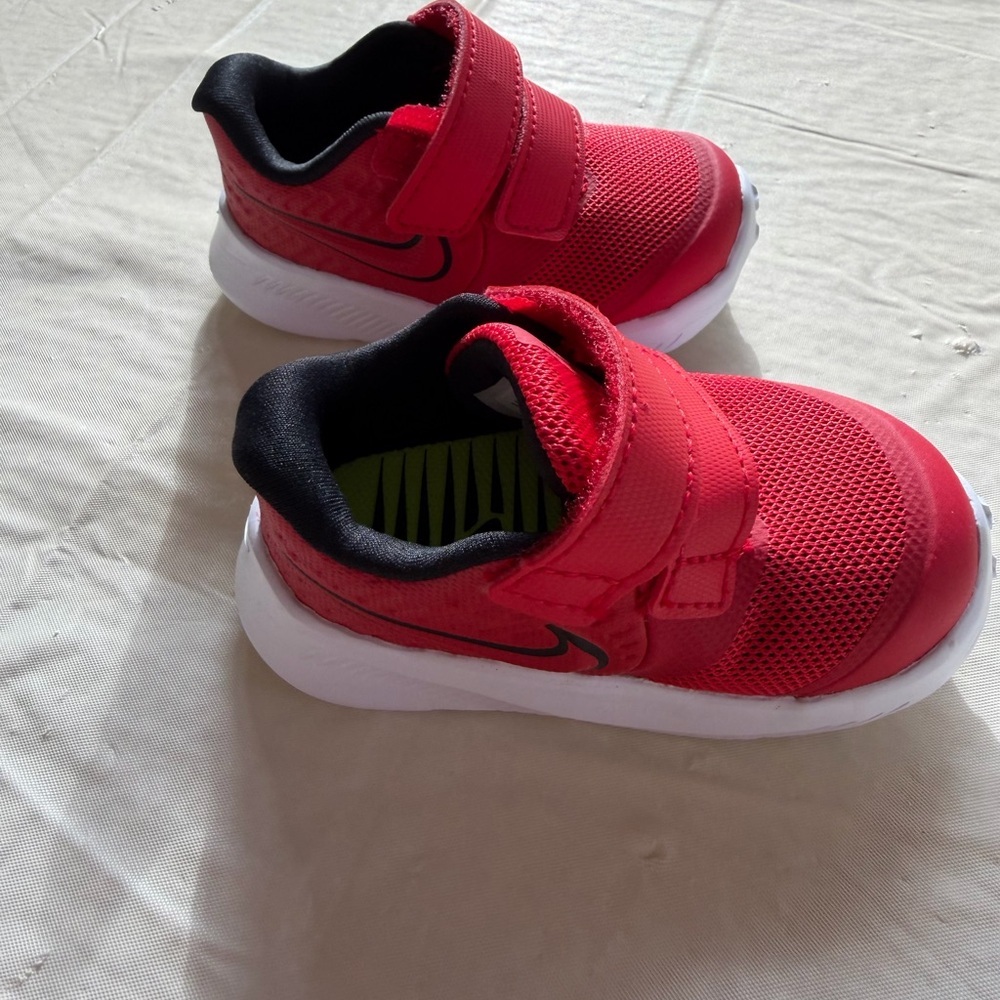 NIKE STAR RUNNER (TDV) Infant/Toddler Shoe Red New - Picture 5 of 8